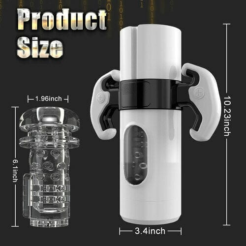 Lurevibe - Full Automatic Airplane Cup Male Articles, Masturbation Device, Retractable Adult Electric Cup - Lurevibe