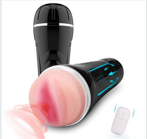 Lurevibe - Electric aircraft cup men's manual pumping Hercules clip suction penis exerciser - Lurevibe