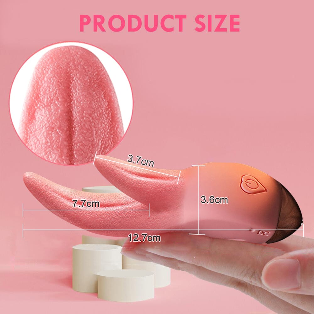 Lurevibe - Tongue Licking Device Silicone Female Second Tide Masturbation Vibrator Adult Toy - Lurevibe