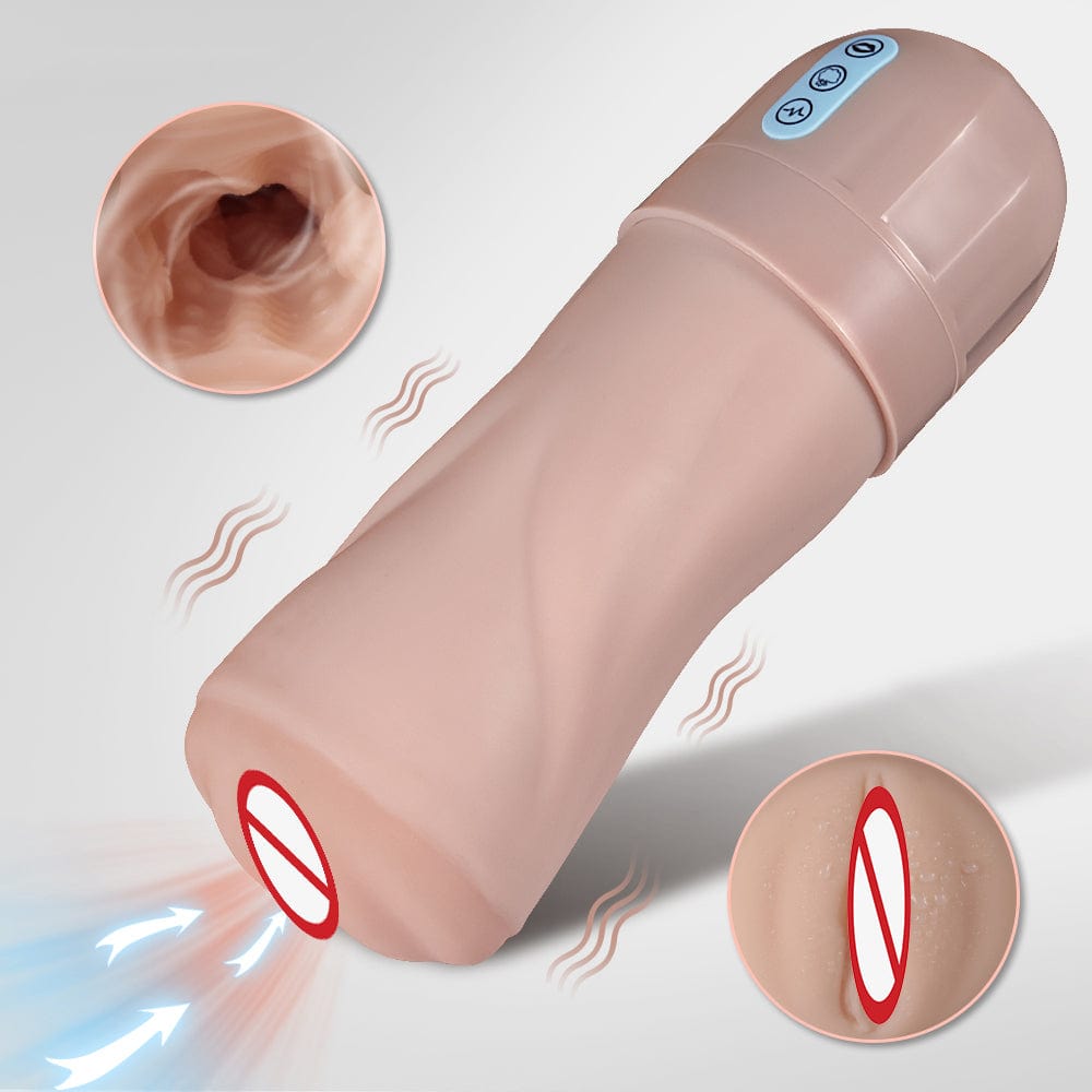 Lurevibe -  Oral Sucking Vibration Male Masturbation Cup