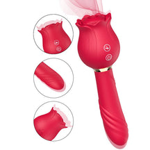 Lurevibe - Rose Shaker Sucking Jump Egg Adult Toy G-spot Masturbation Device for Women - Lurevibe