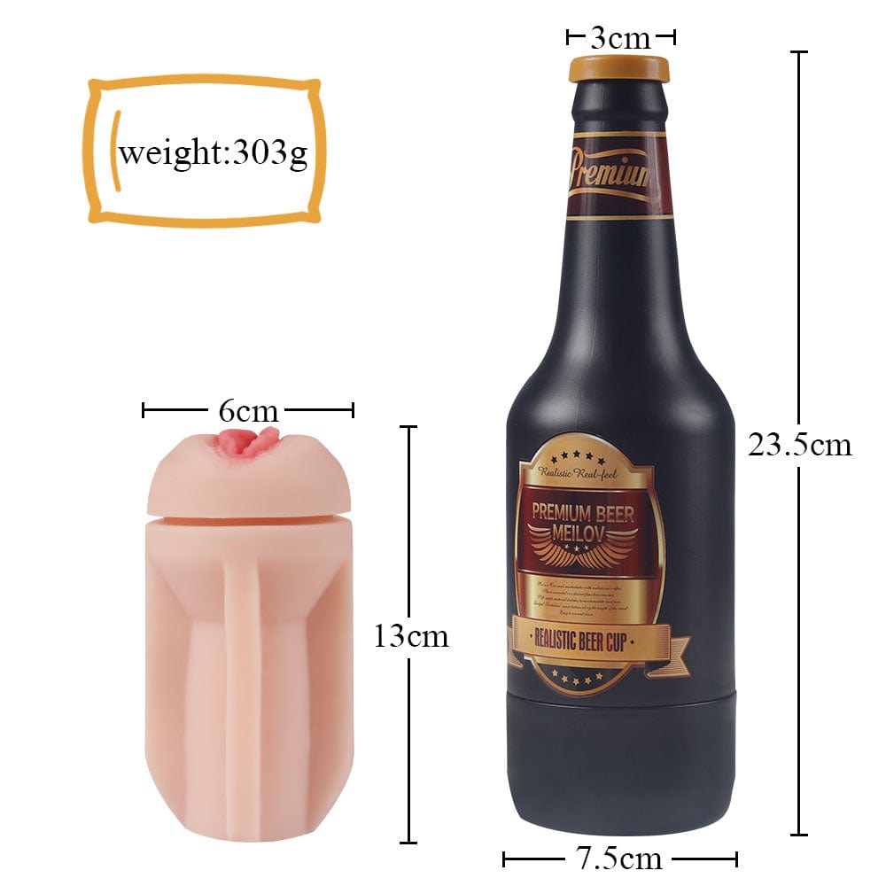 Lurevibe - Male Masturbator Erotic Toy Portable Beer Bottle - Lurevibe