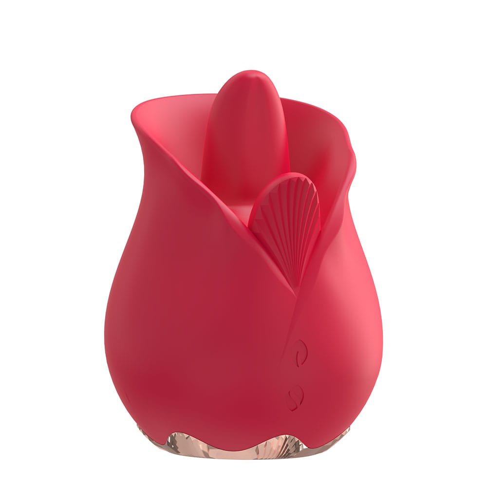 Lurevibe - Roman 9 Frequency Tongue-licking Rose Toy - Lurevibe