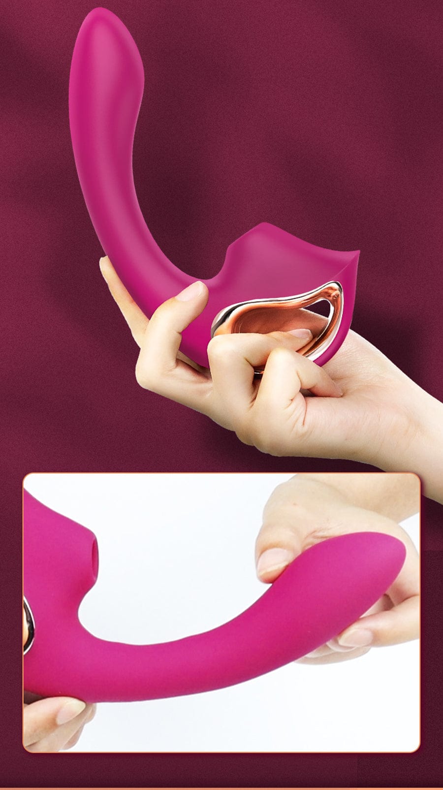 Lurevibe - Fashion Women's Masturbation G-spot Stick Sucking Vibrating Stick Husband And Wife Share Adult Articles - Lurevibe