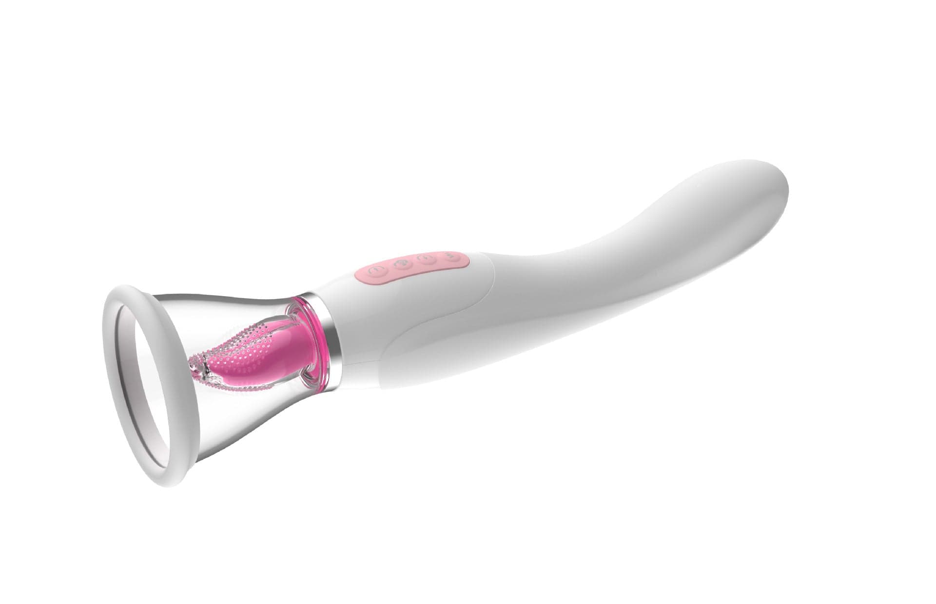 Lurevibe - Hard Rock Vibrating Rod Female Masturbator Vibrating Av Bead Rotating Rod Automatic Heating Sucking Tongue Licker Pluggable Device - Lurevibe
