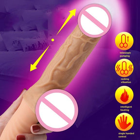 Lurevibe - Women's Telescopic Cannon King Automatic Vibration Heating Simulation  Machine Masculine  Masturbation - Lurevibe