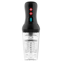 Lurevibe - Gawk Gawk 6000 4.0 Version Torch 9 *9 Thrusting Rotating Penis Stroker Male Rose Toy - Lurevibe