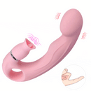 Lurevibe - Tongue Licking G Spot Stimulating Dildo Vibrator - Lurevibe
