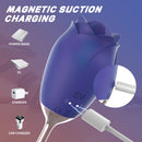 Silicone Rose Vibrator With Tongue Lickingfor Women - Lurevibe