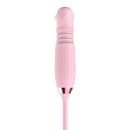 Lurevibe - Purple Rose Toy Rotating Pearls Telescopic Tongue-licking Vibrator - Lurevibe