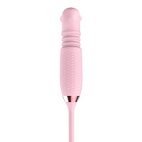 Lurevibe - Purple Rose Toy Rotating Pearls Telescopic Tongue-licking Vibrator - Lurevibe