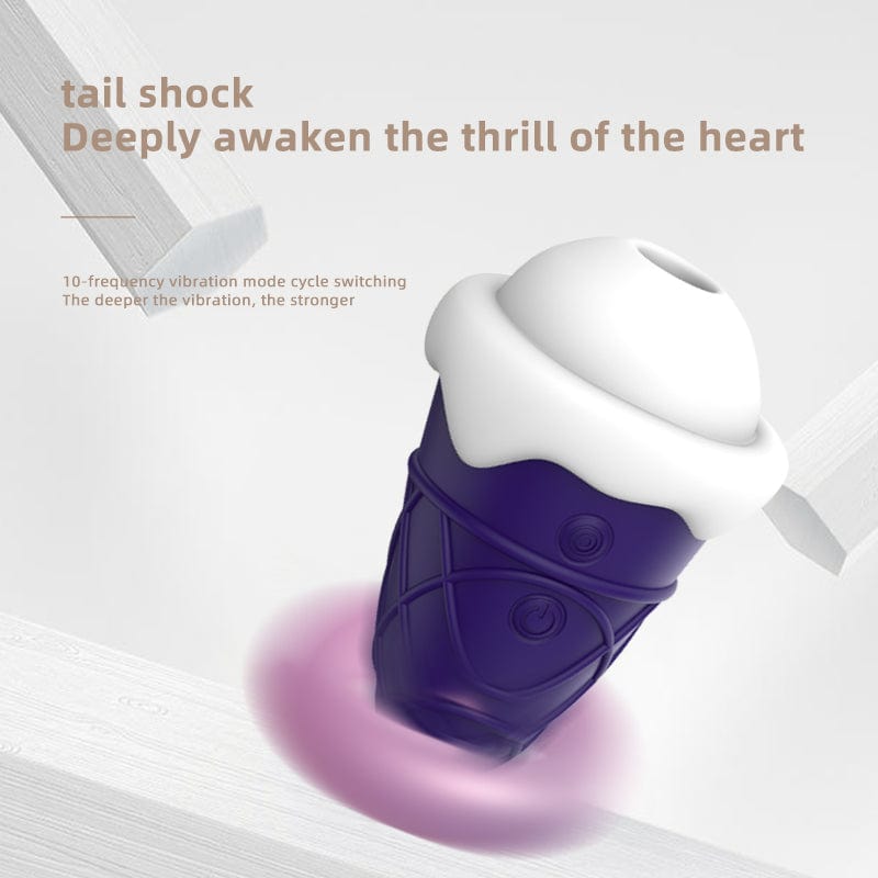 Lurevibe - Cone 10-Frequency Sucking Erotic Vibrator For Women - Lurevibe