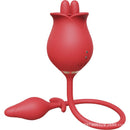 Lurevibe - Romeo Double-pistil Tongue-licking Rose Toy With Vibrating Anal Plug - Lurevibe