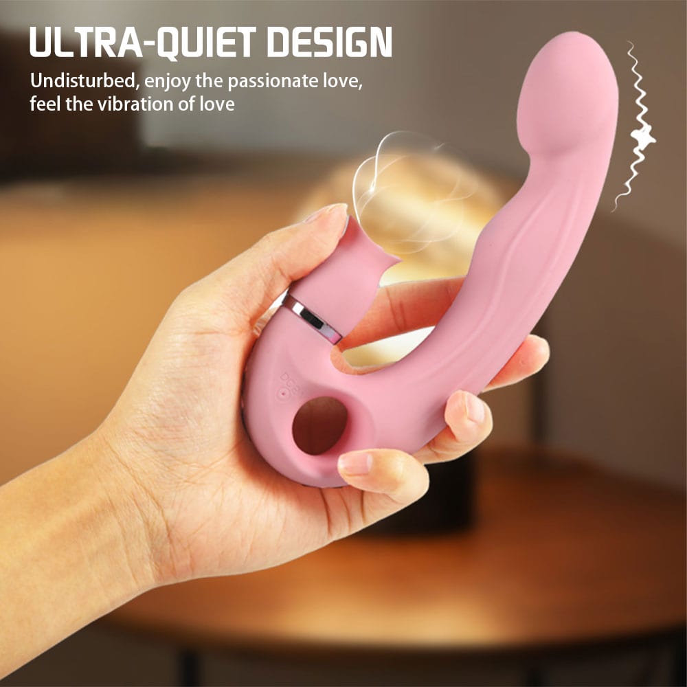 Lurevibe - Tongue Licking G Spot Stimulating Dildo Vibrator - Lurevibe