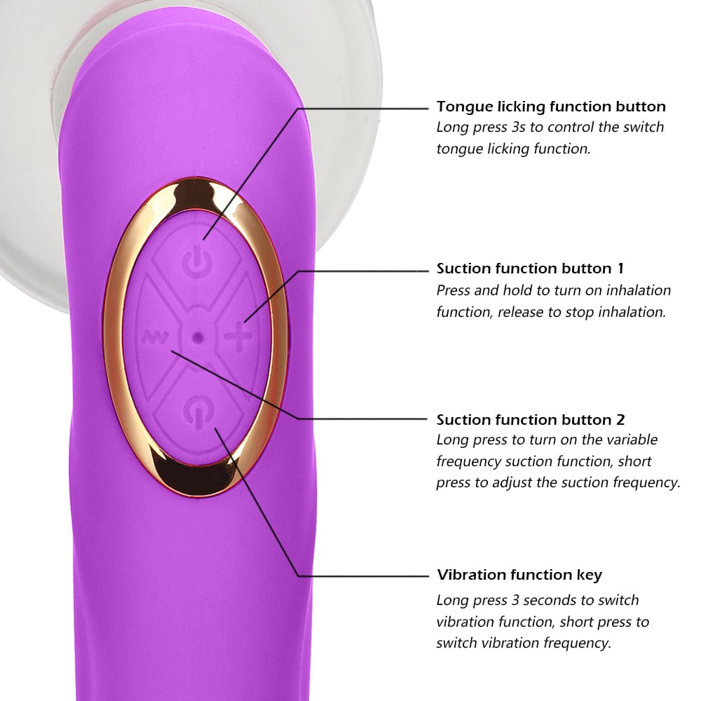 Lurevibe - Female Clitoral Sucking Tongue Vibrator - Lurevibe